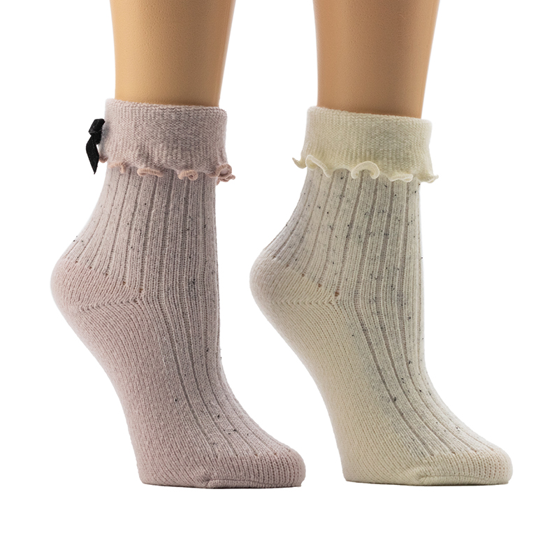 Damfleck 3x1 Rib Cozy Home Strumpor