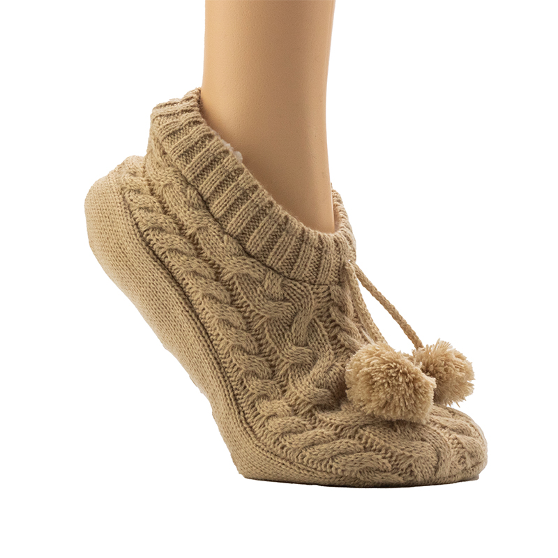 Ladies'Roving Cable Monterade Snug Lounge Home Strumpor