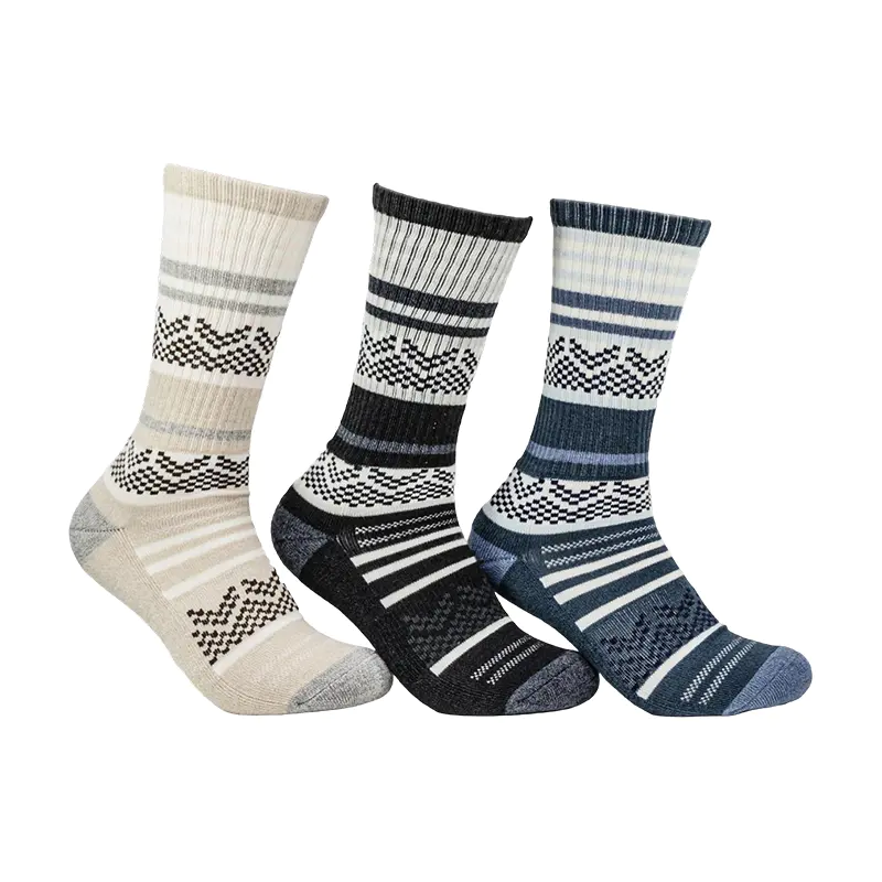 Tonal Stripe 1/2 Cushion Crew för män