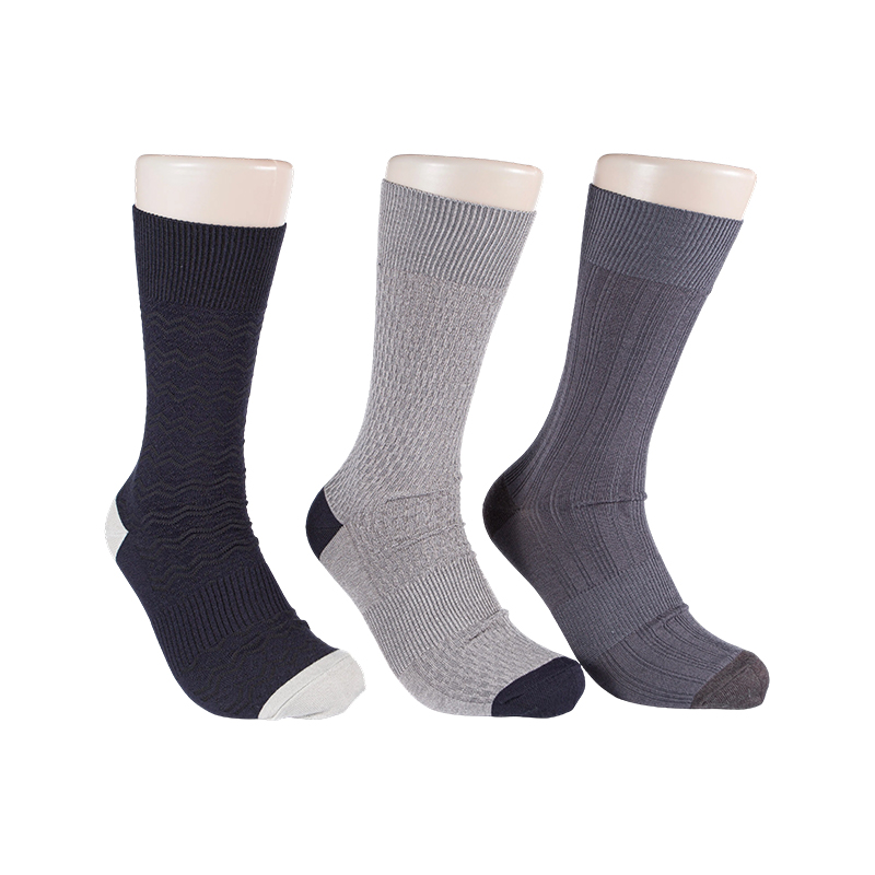Blandade texturer Arch Support Crew 3ppk strumpor