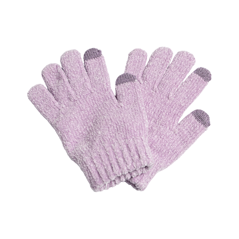 Barn Waffle Chenille handskar
