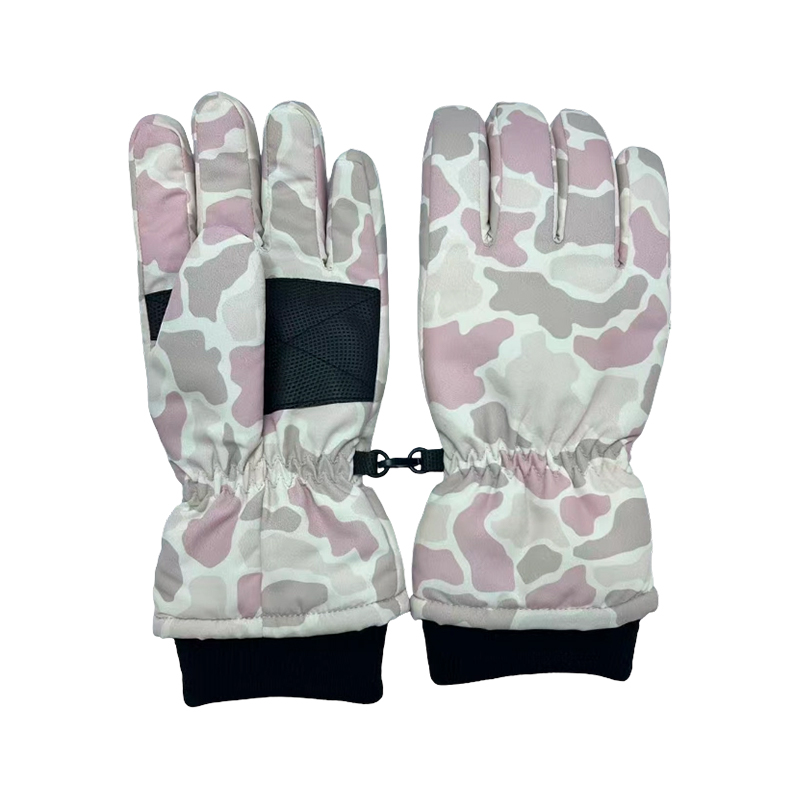 Camo skidhandskar för barn
